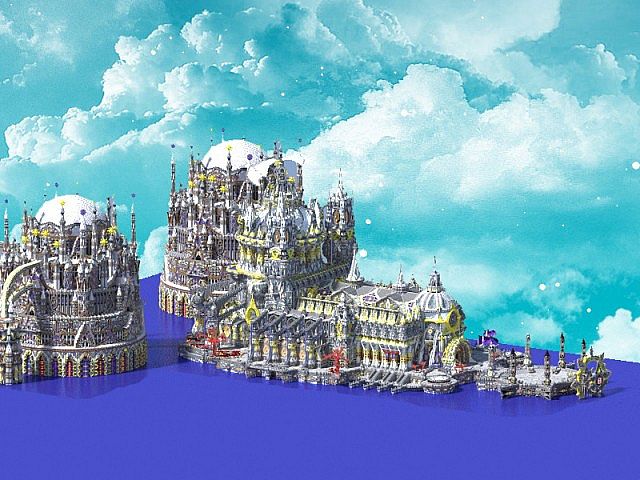 Minecraft我的世界 奥克斯水上宫殿 Minecraft中文分享站