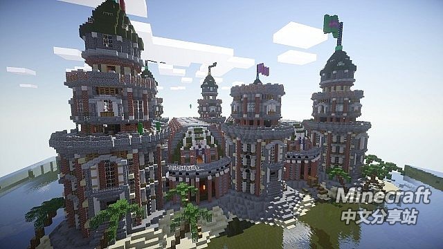 Minecraft我的世界皮贡城堡 Minecraft中文分享站